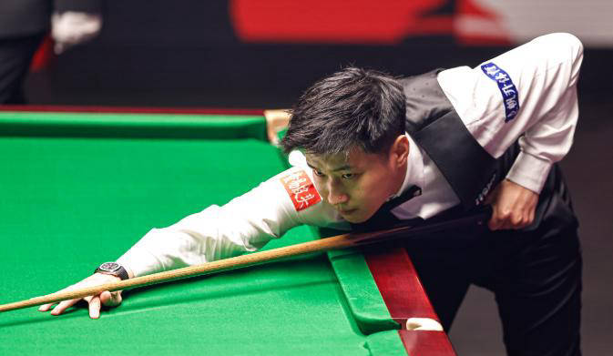 吴宜泽在德, 上届世锦赛, 在比赛中 吴宜泽在德, 上届世锦赛, 在比赛中